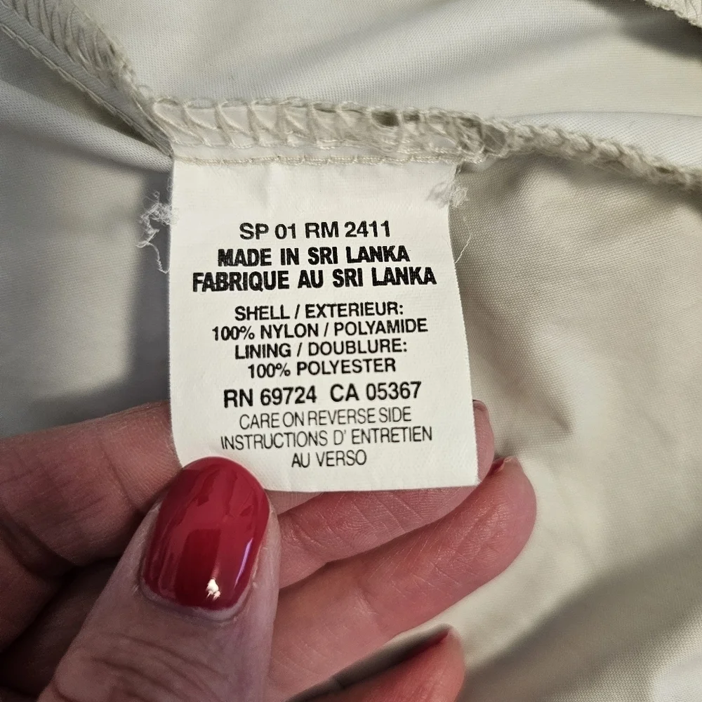 Columbia Greige and Gray Long Sleeve Windbreaker Jacket Men's Size Large